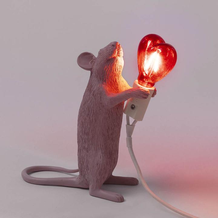 Immagine prodotto Seletti Mouse Lamp Love Lampada da tavolo "Step (90 lm, E14)