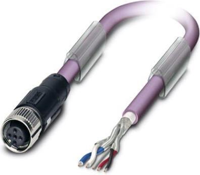 Phoenix 1518245. cable length: 15 m, connector: M12, product color: violet