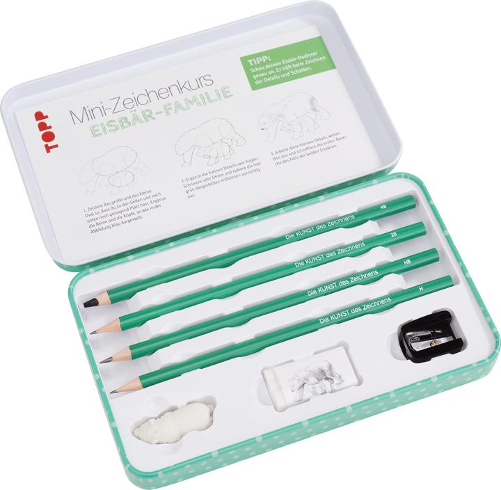 Produktbild Bleistift Die Kunst des Zeichnens für Kinder Set (2B, H, HB, 1 x)