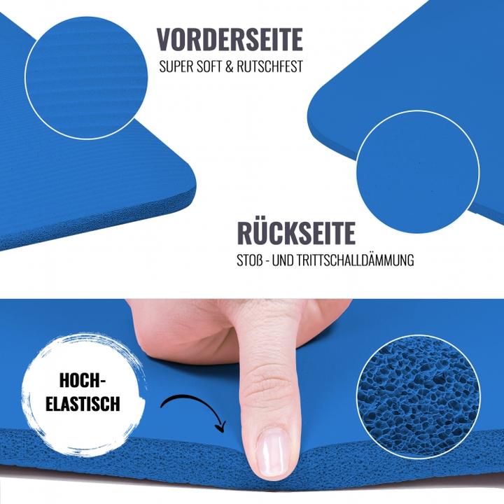 Actual product image Gorilla Sports yoga mat (15 mm)