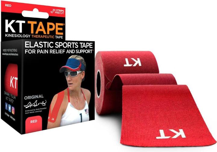 Produktbild KT Tape Klebeband "Original Klebeband vorgeschnitten" 25x5 cm (20er-Set) (0.20 m)