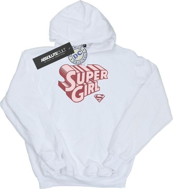 Image du produit - Sweat à capuche SUPERGIRL RETRO LOGO - Femme (L)
