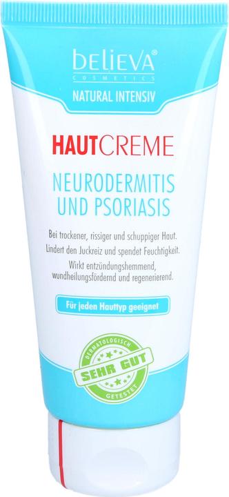 Believa Cosmetics Believa vegane Hautcreme Neurodermitis und Psoriasis (100ml) (100 ml, 24h Creme)