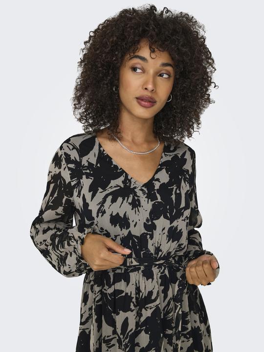 Produktbild JdY Normal geschnitten V-Ausschnitt Elastische Bündchen Kurzes Kleid Kleid (S)