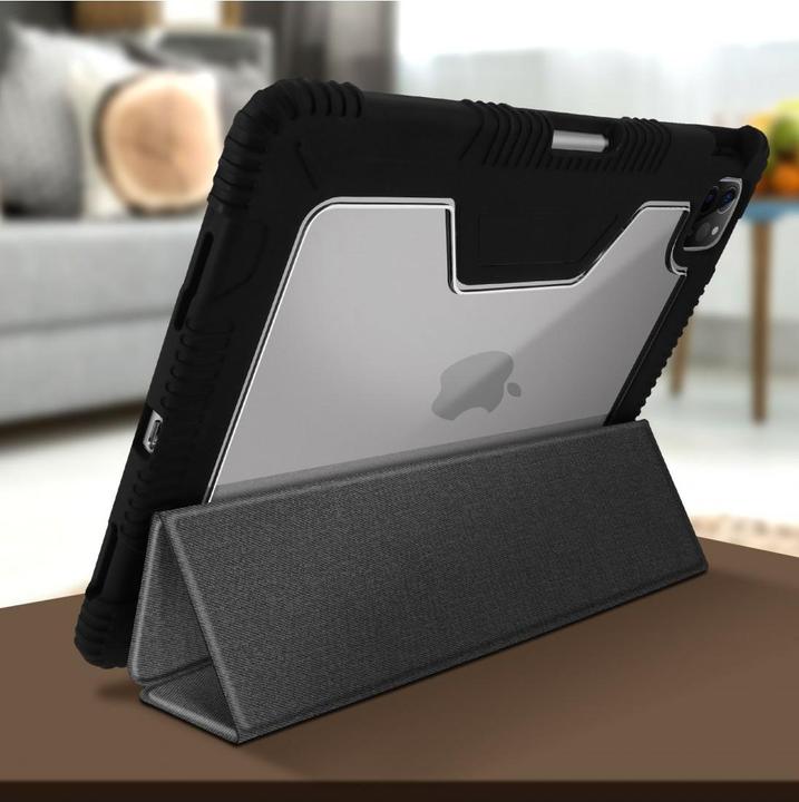 Immagine prodotto Akashi Apple iPad Pro 11 2020 / 2018 /Air 2020 Hülle, Video-/Tastatur, - Schwarz (iPad Pro 11 2021 (3a generazione))