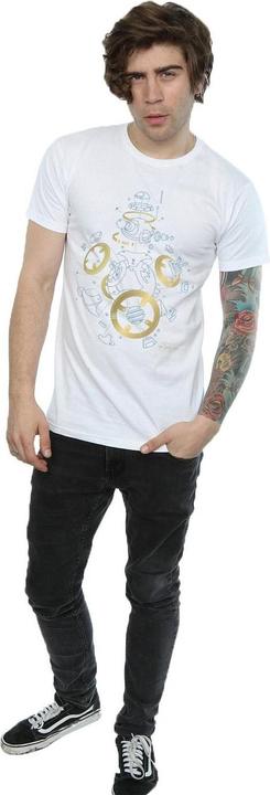 Actual product image Star Wars Mens The Last Jedi BB-8 Deconstructed T-Shirt (3XL)