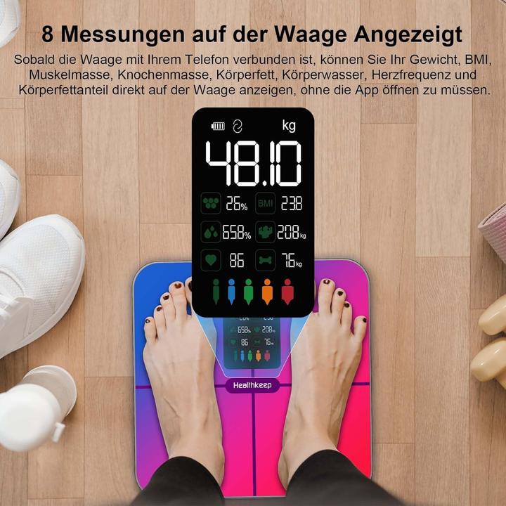 Actual product image Healthkeep Body fat scale (180 kg)