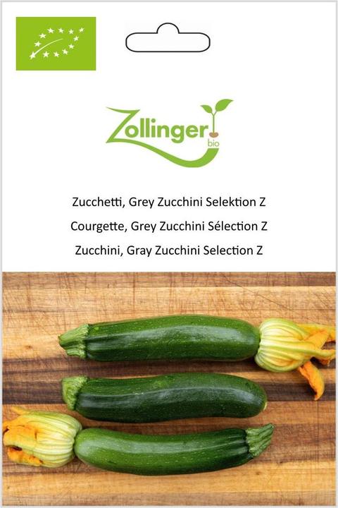Image du produit Zollinger Bio Courgette, Grey Courgette Sélection Z (Graines de légumes)