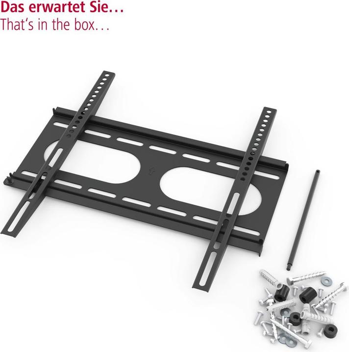 Image du produit Hama Support mural pour TV FIX Ultraslim (Mur, 56", 50 kg)