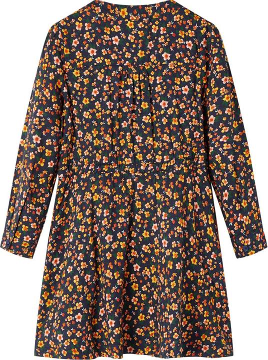 Produktbild VidaXL Kinderkleid mit Langen Ärmeln Marineblau 140,Material: 100 (140)