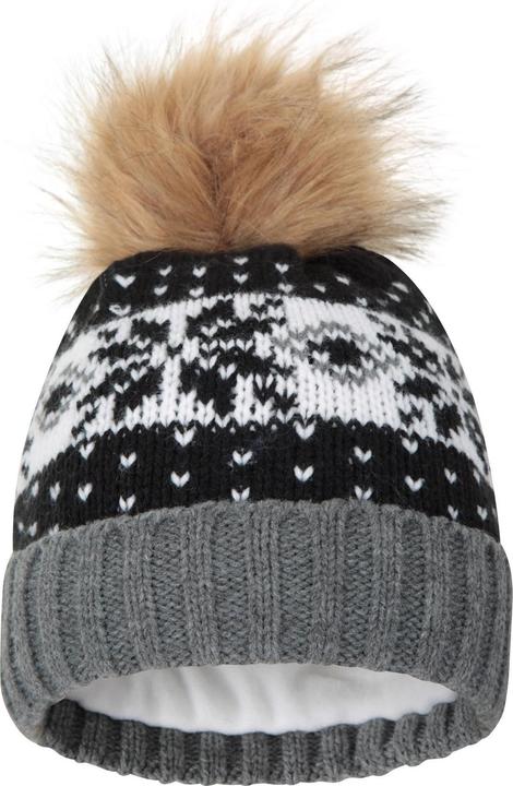 Mountain Warehouse Womens/Ladies Fair Isle Pom Pom Beanie (One Size)