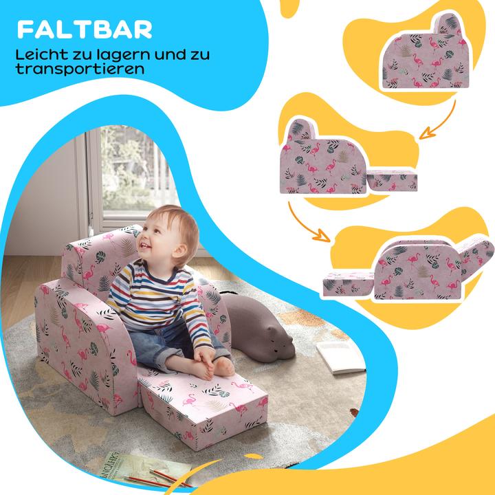 Image du produit Aiyaplay Kindersessel Schaumstoff, Polyester Rosa (Fauteuil pour enfants)