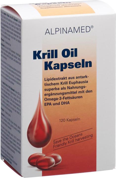 Actual product image Alpinamed Krill Oil Capsules (120 Piece, Capsules, 140 g)