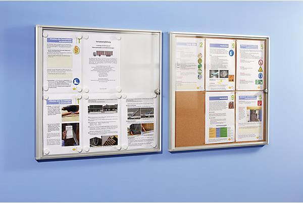 Immagine prodotto eurokraft basic Vetrina informativa per interni (Calamita, Bacheca, 71,5 x 96,5 cm)