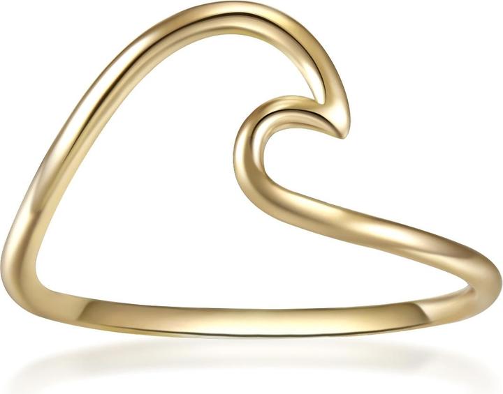Glanzstücke München Damen Welle Sterling Silber gelbgold - 11866