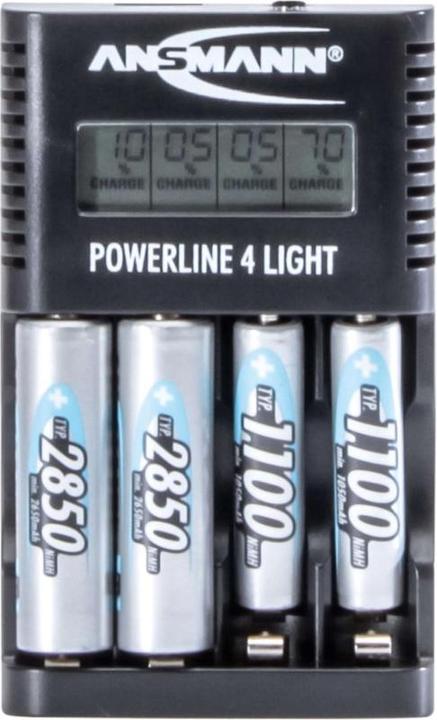 Produktbild Ansmann Powerline 4 Light (1 Stk., AAA, AA, Ladegerät ohne Akku)
