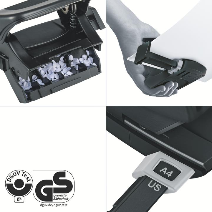 Actual product image Leitz Punch NeXXt Recycle 10 pages, Black