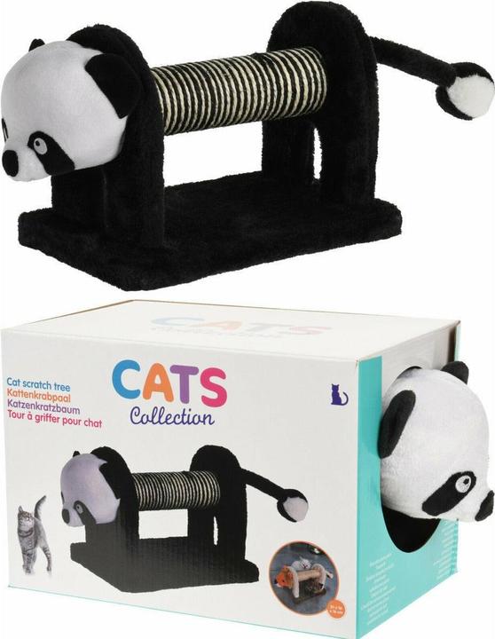 Actual product image Casativo Panda design cat scratching post (16 cm, Black and white)