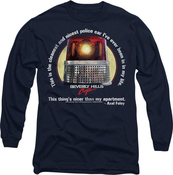Beverly Hills Cop Nicest Police Car TShirt (XL)