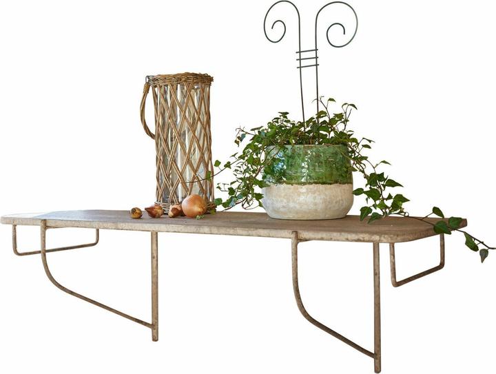 Actual product image Loberon Planter table Plancher antique beige