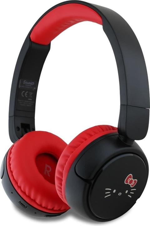 Hello Kitty Écouteurs Bluetooth sur oreille Face Logo - Rouge