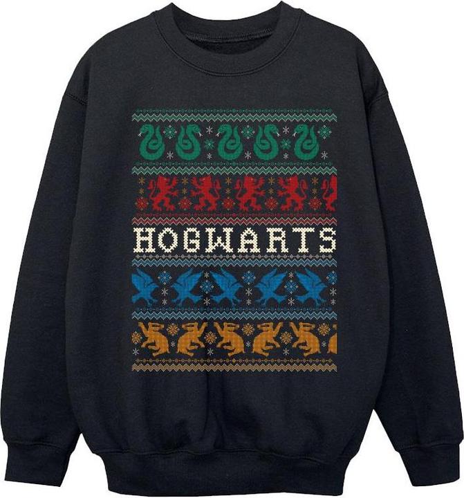 Immagine prodotto Christmas Fair Isle Houses Felpa Ragazzi (140, 146)