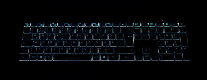 Image du produit Gembird KBS-ECLIPSE-M500 Backlight Pro Business Slim wireless desktop set US layout black (US, Filaire)