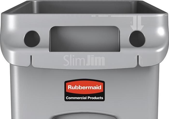 Actual product image Rubbermaid Plastic recyclable material collector (87 l)