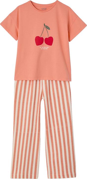 Produktbild Vertbaudet Mädchen-Set: T-Shirt & weite Hose (146)