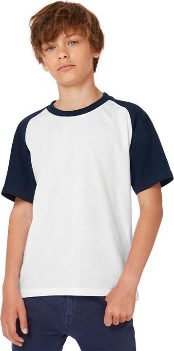 Actual product image B&C Baseball TShirt short sleeve (104)