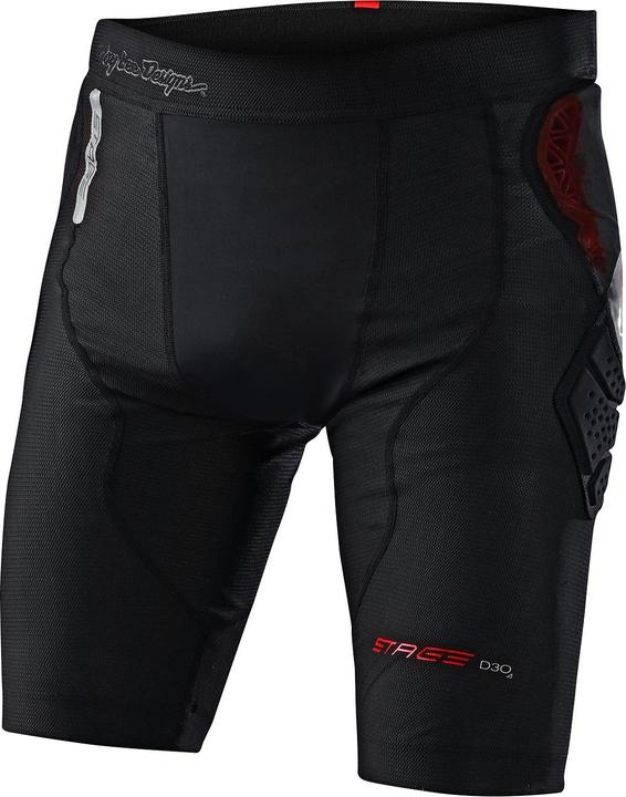 Actual product image Troy Lee Designs Stage Ghost D3O Baselayer Short, black XL (XL, Protector shorts, Unique specimen)