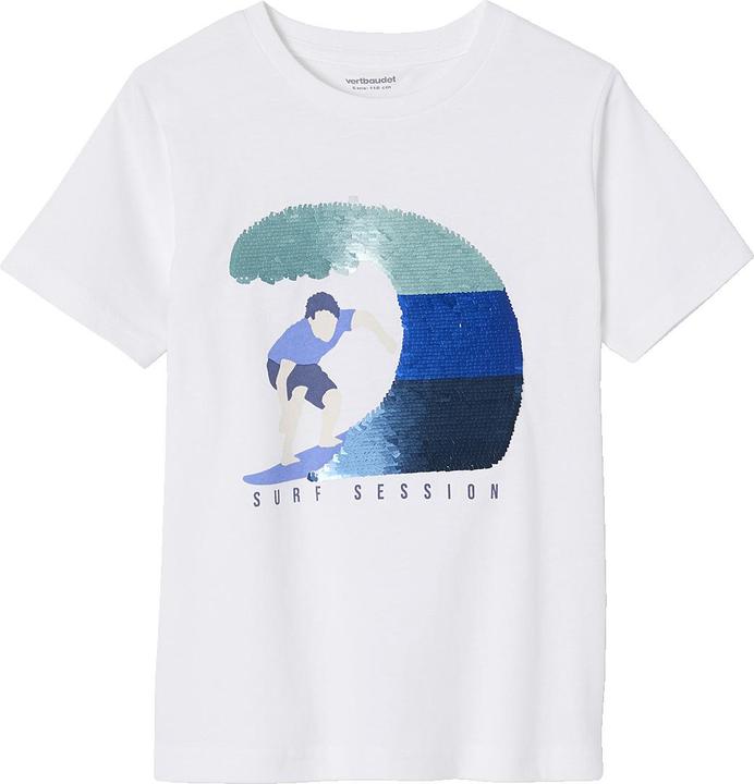 Produktbild Vertbaudet Jungen T-Shirt mit Wendepailletten (86)