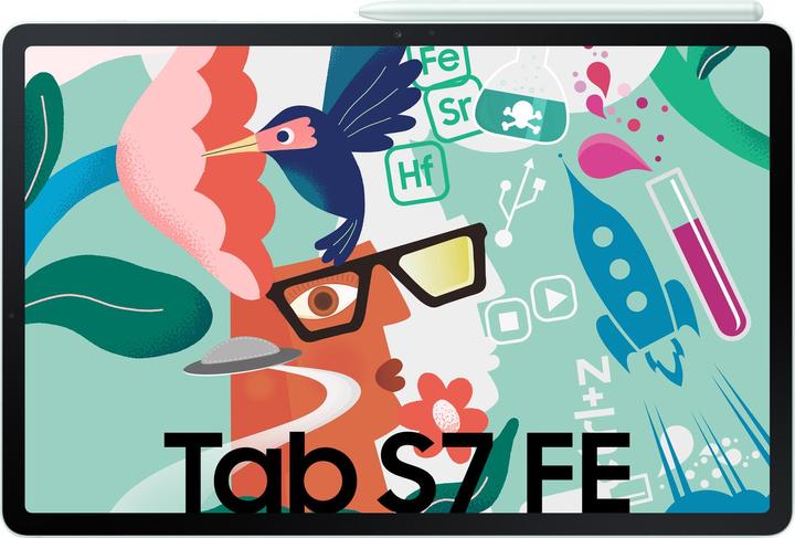 Actual product image Samsung Galaxy Tab S7 FE (WLAN only, 12.40", 64 GB, Mystic Green)