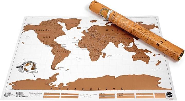 Immagine prodotto TOP Mappa del mondo da grattare (52 x 88 cm)