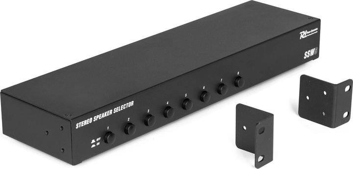 Produktbild Power Dynamics Luidspreker Schakelaar - SSW8 speaker selector voor 8 luidsprekers -