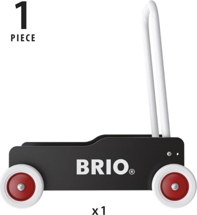Actual product image Brio Wooden baby walker black
