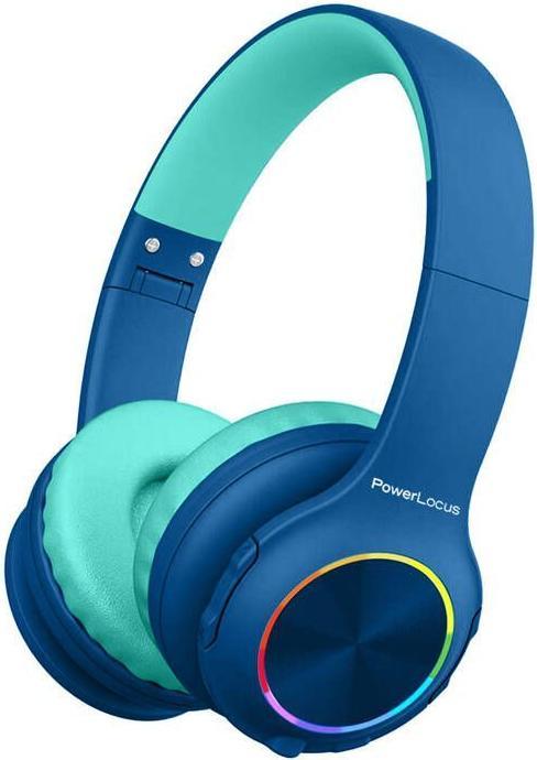 Immagine prodotto PowerLocus Cuffie wireless per bambini PLED (blu e blu)