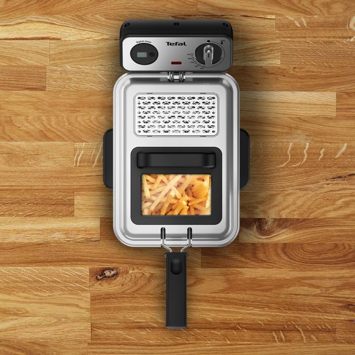 Actual product image Tefal Filtra Pro FR5111 Deep Fryer Single Image Standalone 2400 W Black