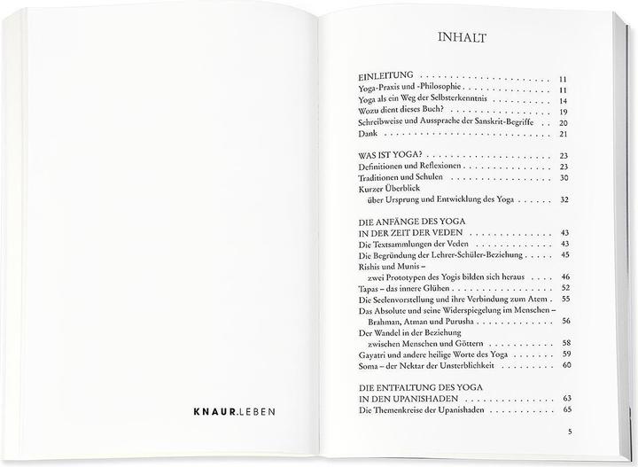 Image du produit Die kleine Yoga-Philosophie (Allemand, Anna Trökes, 2021)