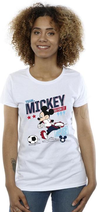 Immagine prodotto Disney Mickey Mouse Team Mickey Football Maglietta Donna (XL)