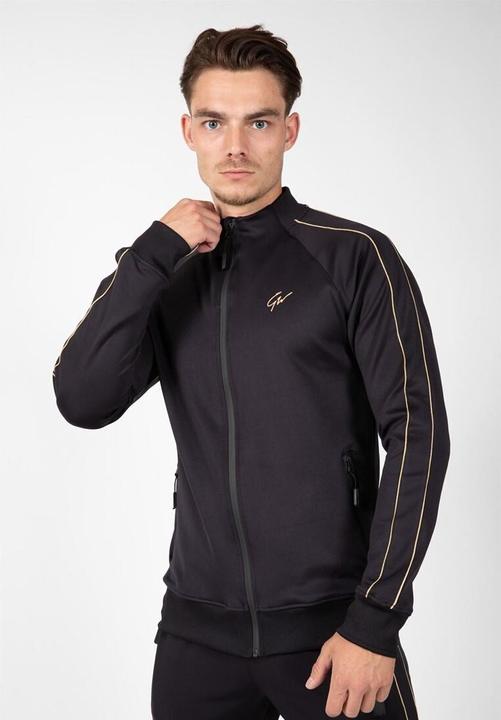 Actual product image Gorilla Wear Reversible Track Jacket Black/Gold (L)