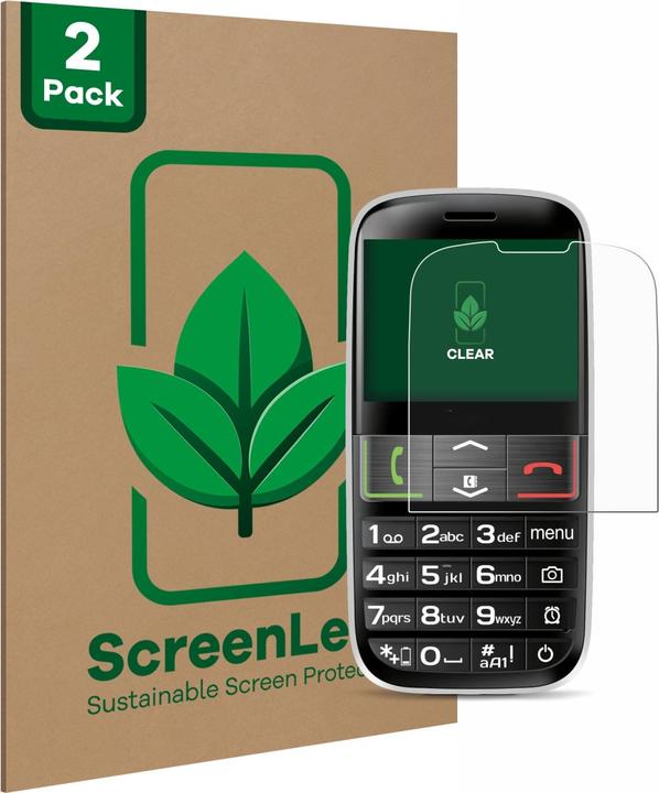 Productafbeelding ScreenLeaf Screen Protector duurzame schermbescherming, helder, anti-kras (2 Stuk, Emporia Euphoria V50)