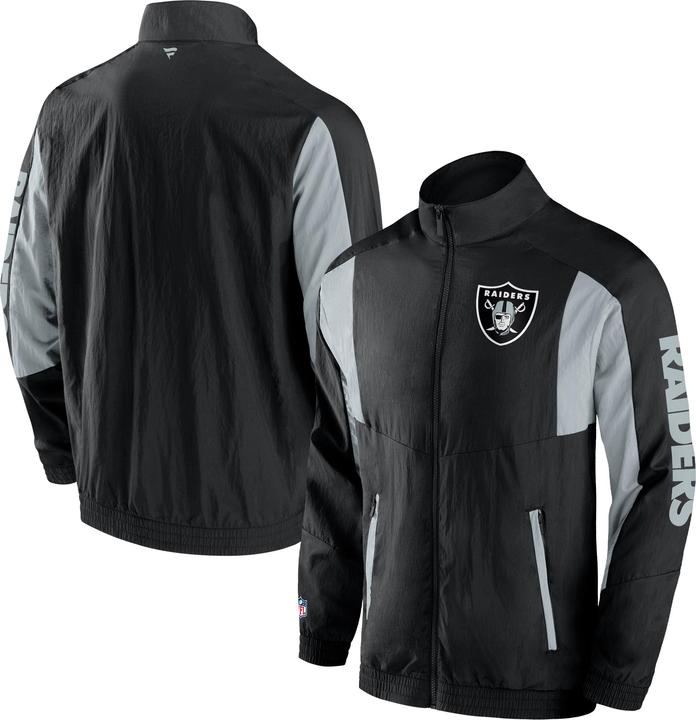 Immagine prodotto Fanatics Giacca da allenamento Las Vegas Raiders Foundation Crinkle - M (M)