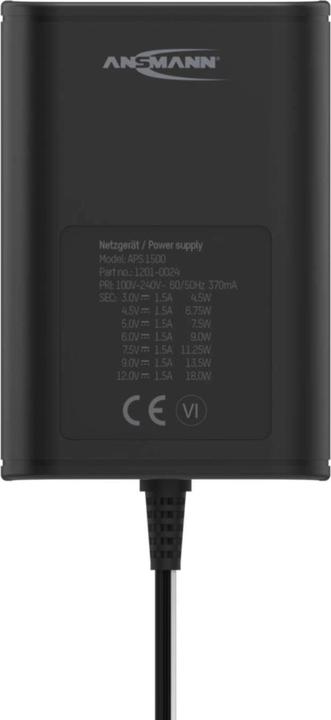 Actual product image Ansmann APS 1500 max. 18 W NEW