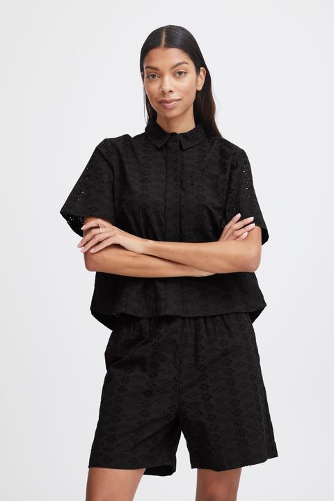 Actual product image B.young BYFENNI CROPPED BLOUSE 20814597 (36)