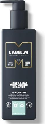 Produktbild Label.M Honey & Oat Moisturising Shampoo 300 ml (300 ml, Flüssiges Shampoo)