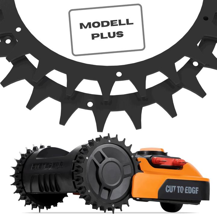 Immagine prodotto Robo Claws Mähroboter Spikes für Worx Landroid Plus Modelle (Robot falciante, Installazione del robot tosaerba)