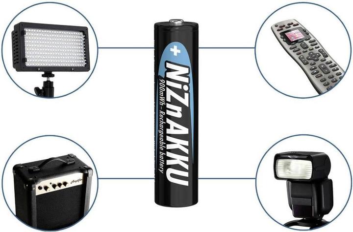 Immagine prodotto Ansmann Batteria NiZN (4 pz., AAA, 550 mAh)