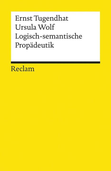 Immagine prodotto Logisch-semantische Propädeutik (Tedesco, Ernst Tugendhat, 1986)
