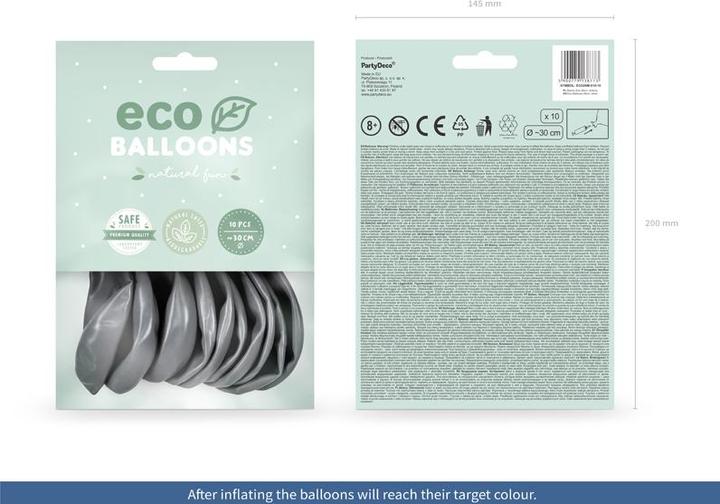 Immagine prodotto Partydeco Eco Palloncini argento metallizzato